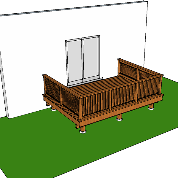 Deck Plan - Starter 12x16 - Titan Building Products