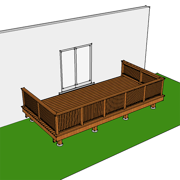 Deck Plan - Starter 12x20 - Titan Building Products