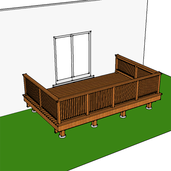 Deck Plan - Starter 14x16 - Titan Building Products