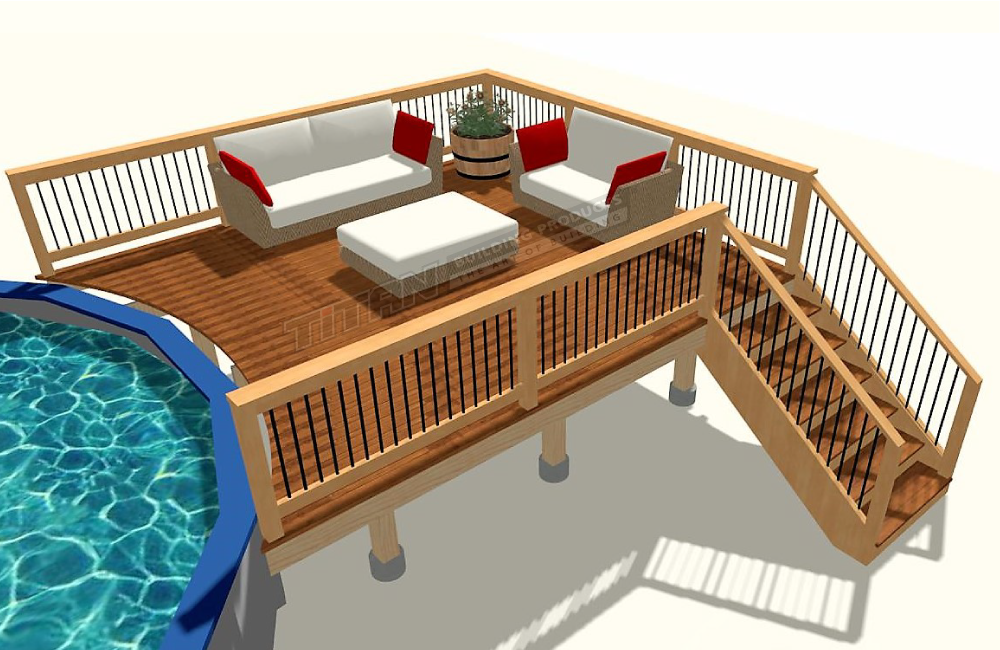 rectangular deck plans