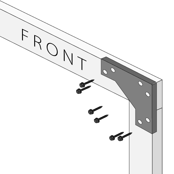 snap n lock gate kit front