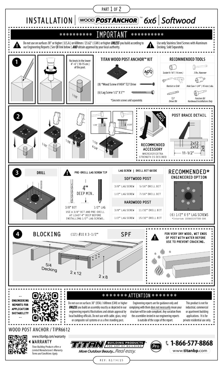TITAN BUILDING PRODUCTS 4-in x 4-in Powder Coated Black Painted Galvanized Steel Deck Post Stabilizer