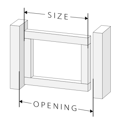 GCB-SLK_size_opening_600px snap n lock gate kit size illustration